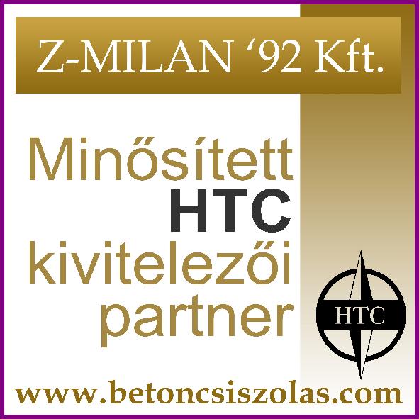 z-milan minősített htc kivitelező partner