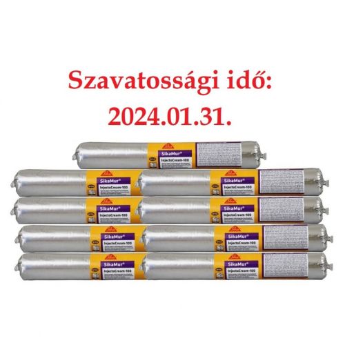 (G). Utántöltő csomag: SikaMur InjectoCream 100 (600 ml)