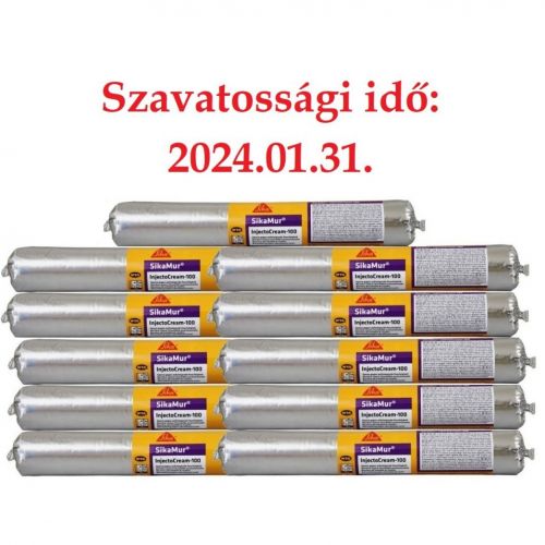 (H). Utántöltő csomag: SikaMur InjectoCream 100 (600 ml)