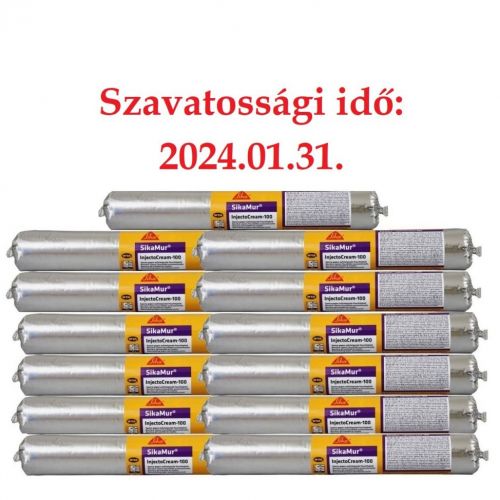 (I). Utántöltő csomag: SikaMur InjectoCream 100 (600 ml)
